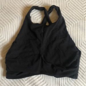 Lululemon sports bra. High neck with cross back.